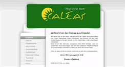 Desktop Screenshot of caleas.de