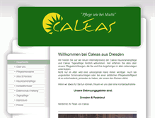 Tablet Screenshot of caleas.de